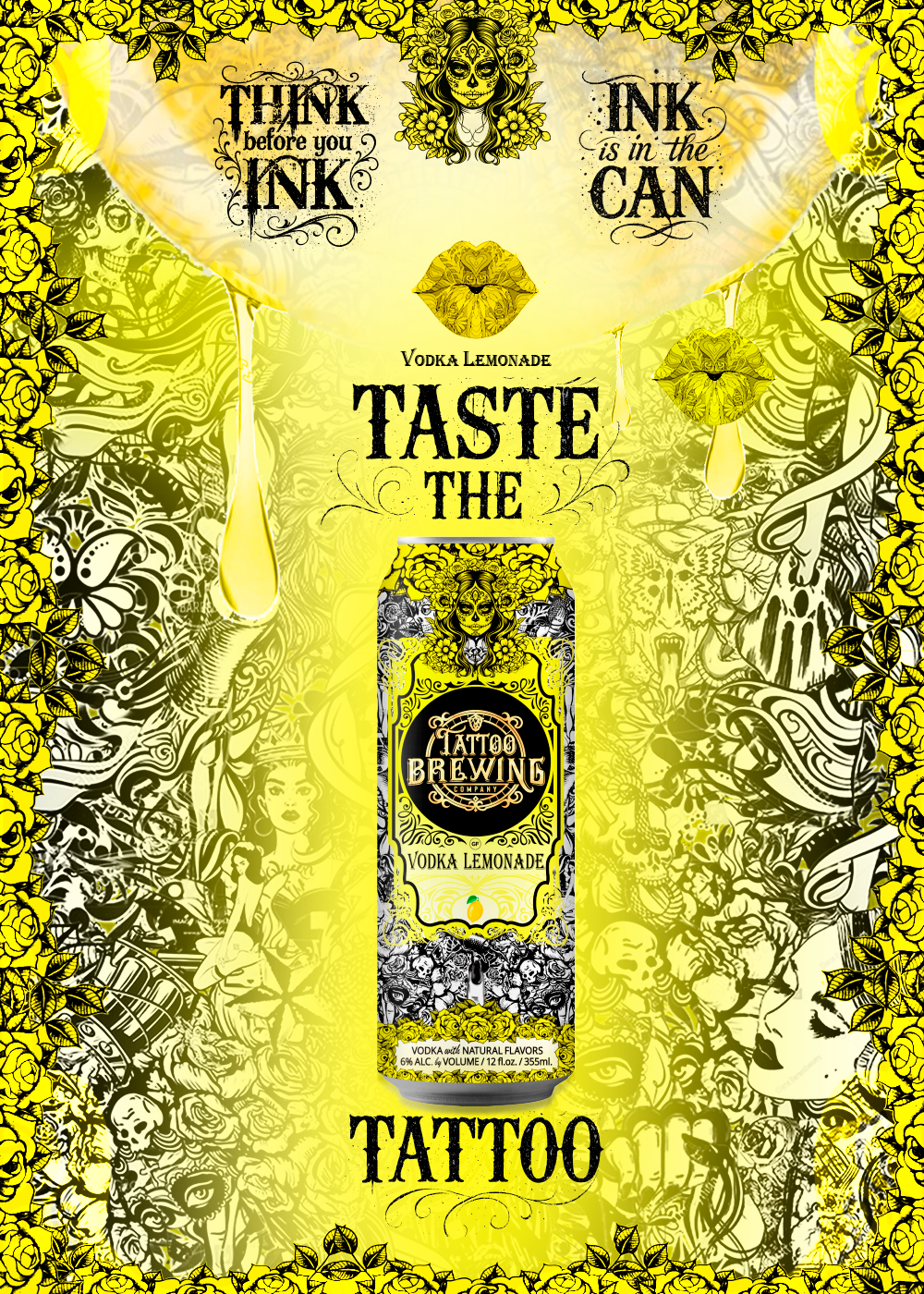 25lemonade Tattoo Brewing - Lemonade Vodka
